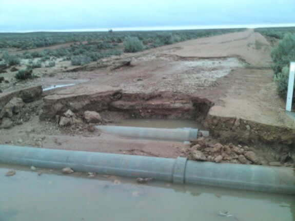torrent d'eau Australie désert