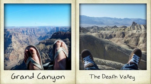 mes pieds aux alentours de Las Vegas