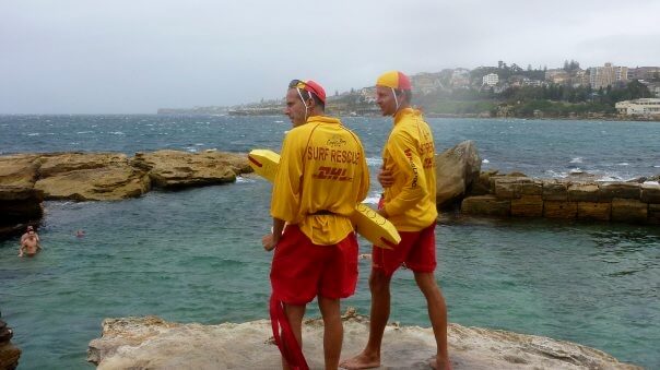 Sauveteurs à coogee beach sydney