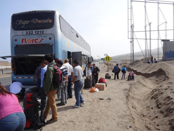 Panne de bus Pérou
