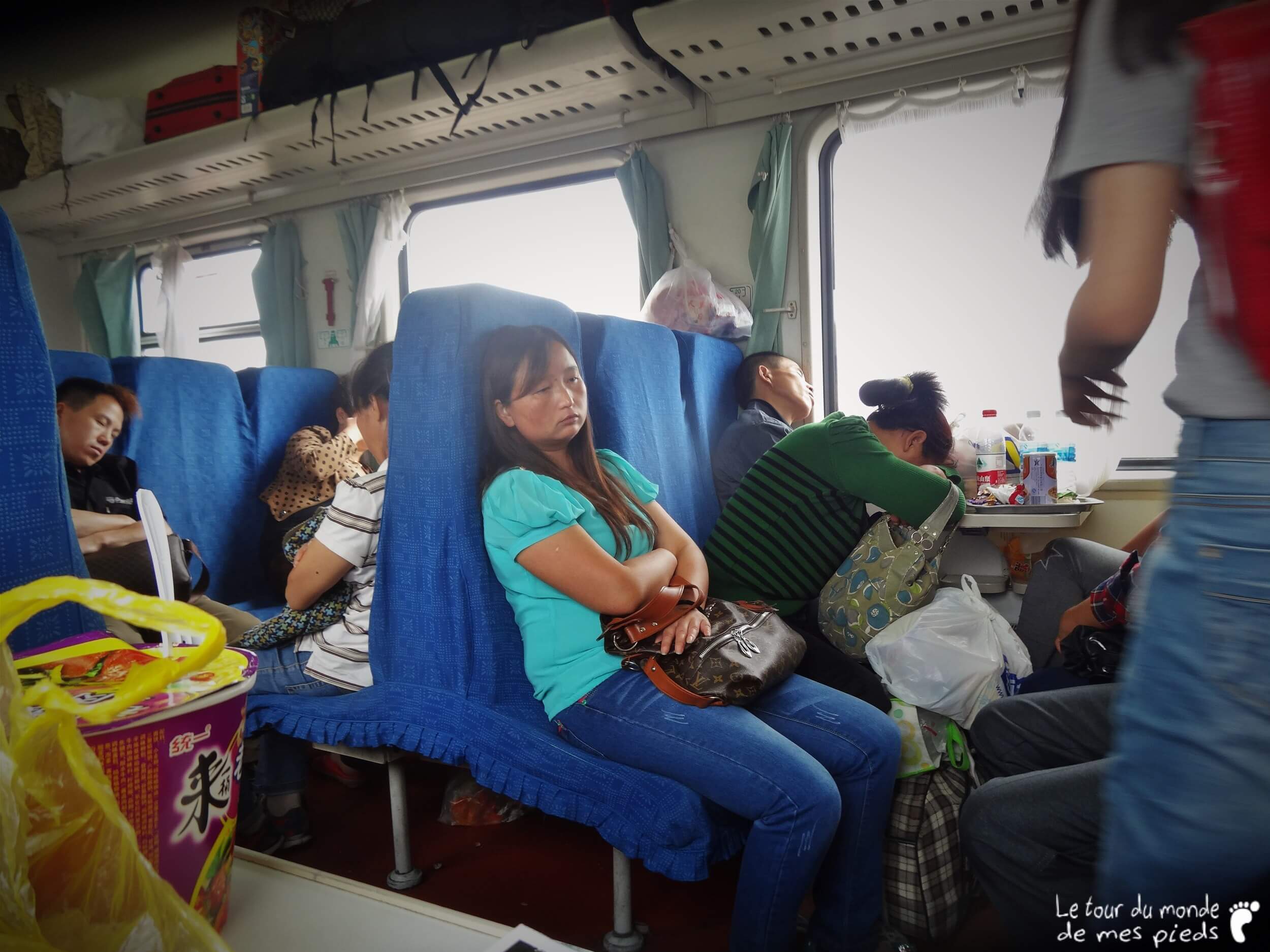 passagers train en chine