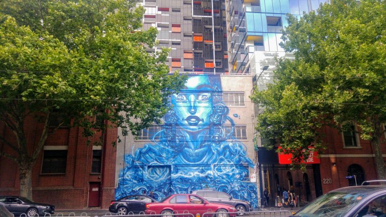 Blue graff Melbourne