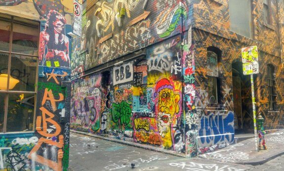 Hosier Lane street art