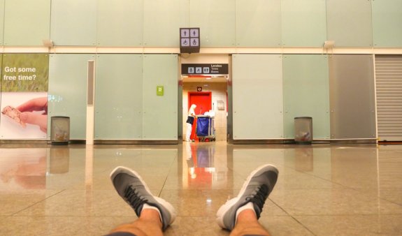 nuit aéroport barcelone