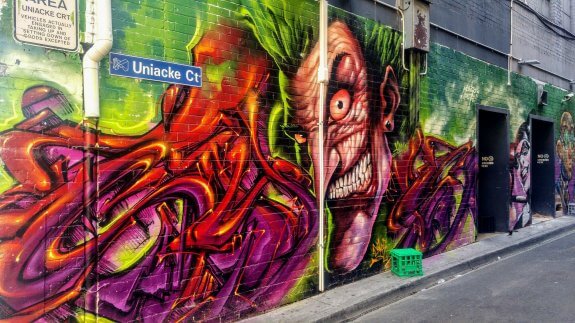 Uniacle Melbourne street art