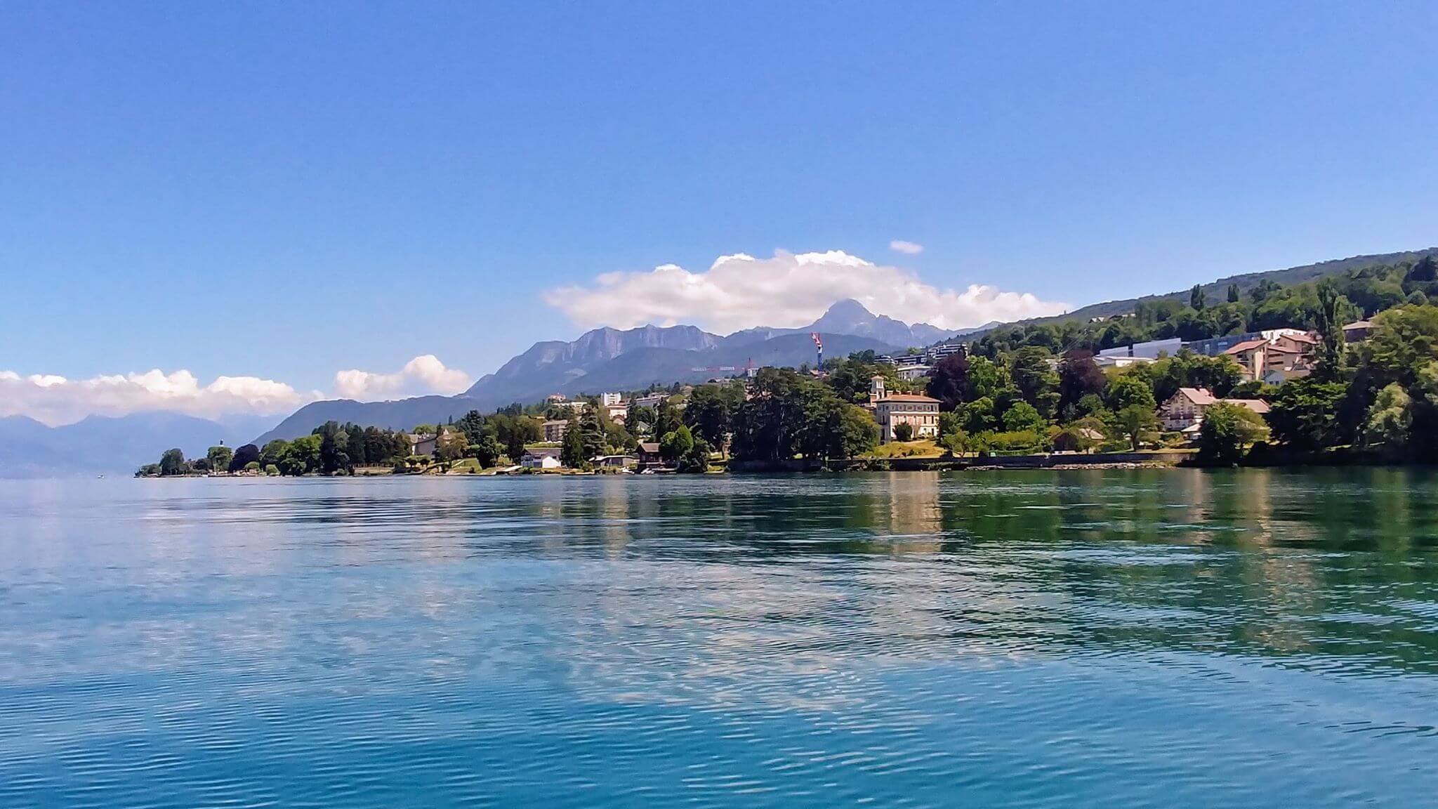 Evian panorama Lac