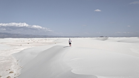 white sands dunes