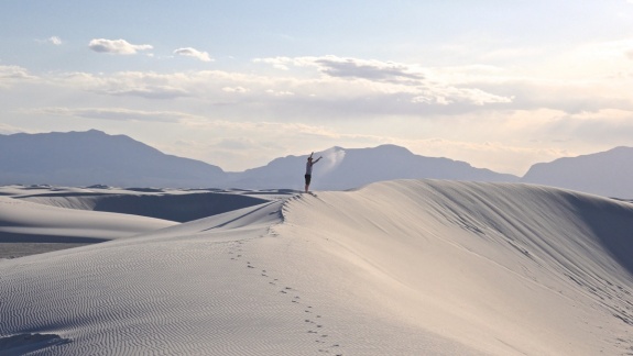 white sands