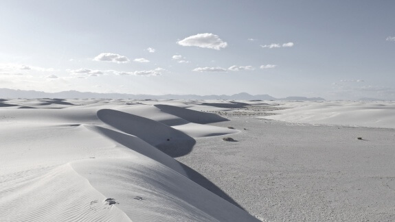 panorama white sands national monument
